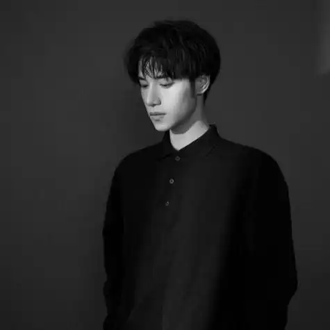 2022最新男生头像黑白,你要热爱这个世界