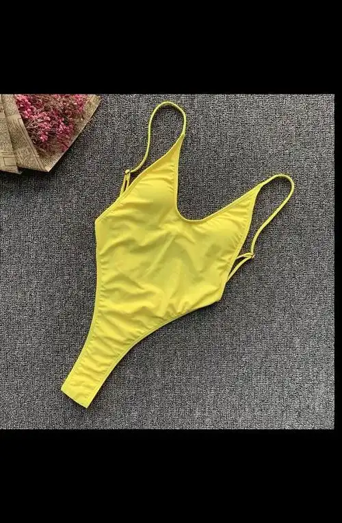 欧美情趣泳衣内衣连体镂空荧光色大码肥婆独立站亚马逊新款2020新