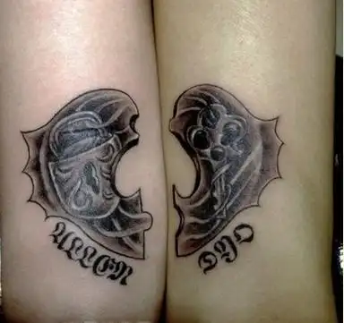 至死不渝的情侣手臂纹身图案大全分享!