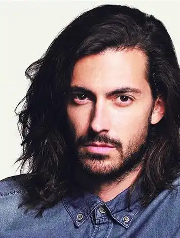 欧美男士发型:男士长发复古野性带来不一样的视觉美感