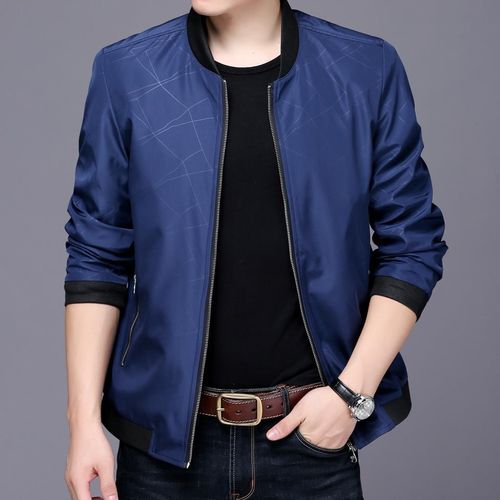 2020春秋季新款爸爸男装帅气男士夹克外套薄中年休闲装30/40/50岁