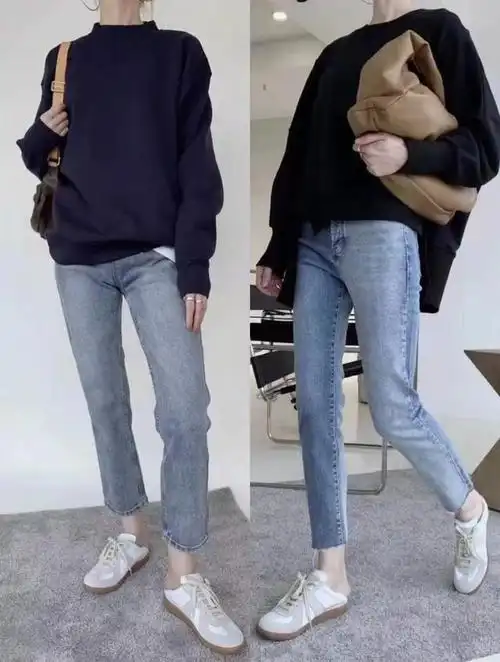 牛仔裤怎么配鞋子