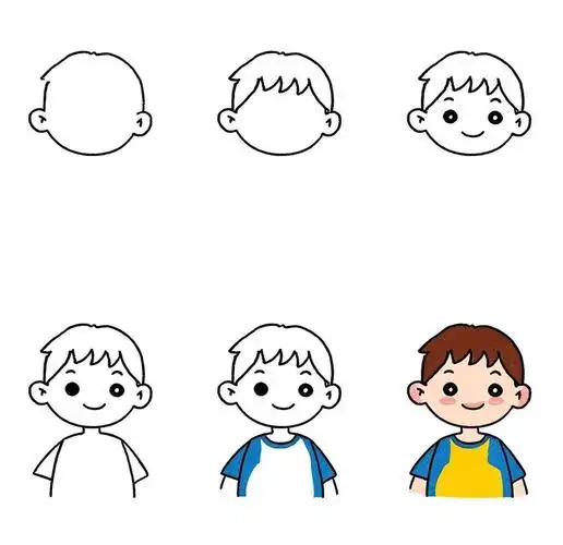 🎨肖像简笔画✨