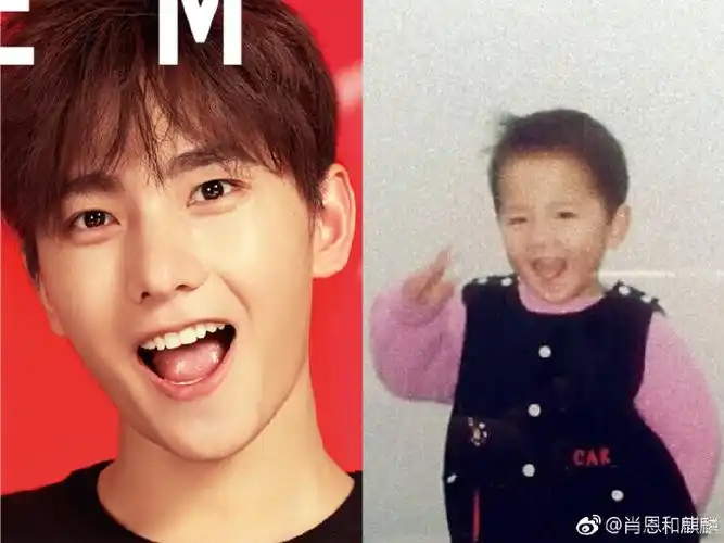 [杨洋][分享]190304 杨洋成年vs童年对比照 纯天然无添加大帅哥的正确