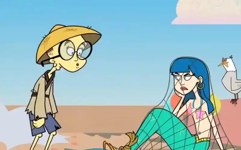 渔夫意外捕到了一条美人鱼皇帝得知后却逼他上缴高额的税费