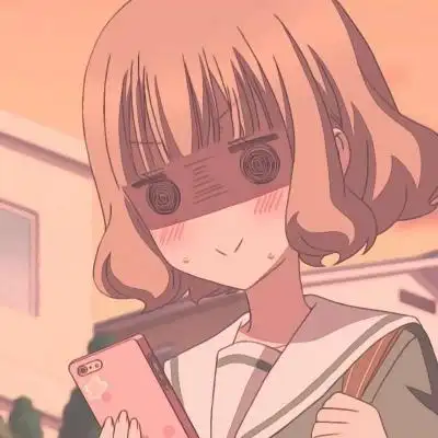 动漫脸红女生头像高清可爱的害羞脸红动漫女生头像图片