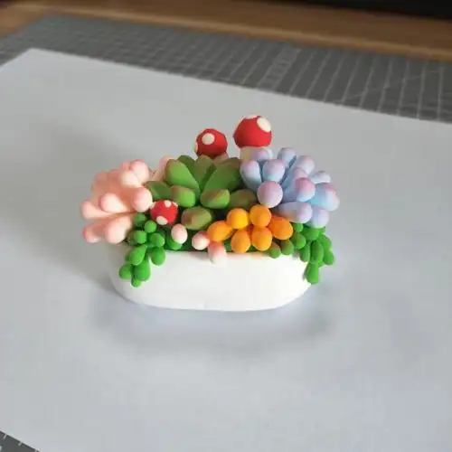 超轻黏土多肉植物