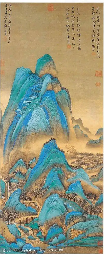 古典山水名画图片