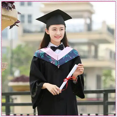 2018大学毕业学士服学士服专业学士帽 粉色文科纸板帽子 s