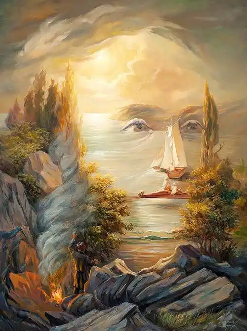 乌克兰olegshupliak双重视错觉绘画艺术