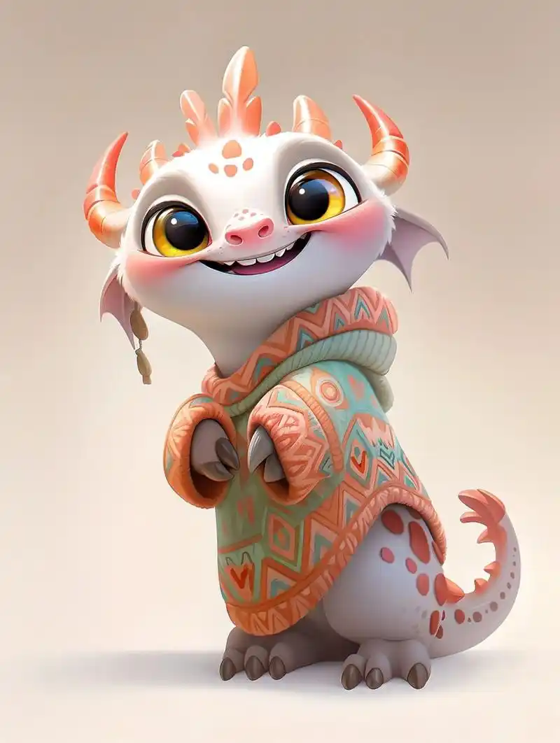 可爱的小龙来了