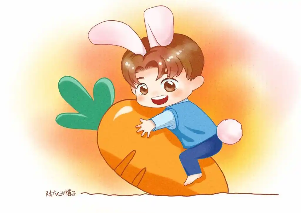 [任嘉伦][分享]200813 小兔子超超饭绘合集 没有人能拒绝天下最可爱的