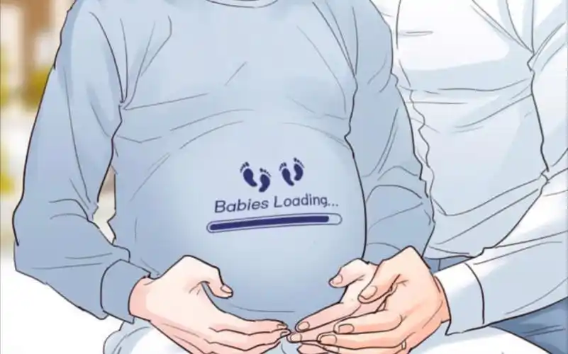 男孕漫画丨多子小受受怀孕了双胞胎真的假的