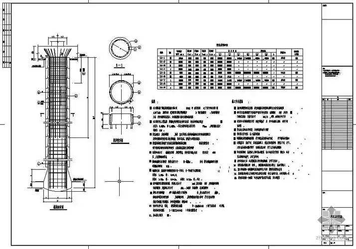 某桩基节点构造详图