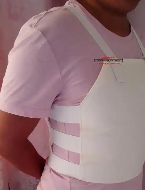 医用胸部固定带背心式纯棉白布胸带胸部骨折心脏搭桥手术术后胸带