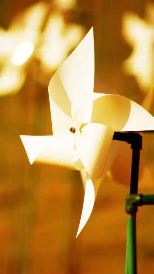 唯美五彩斑斓风车