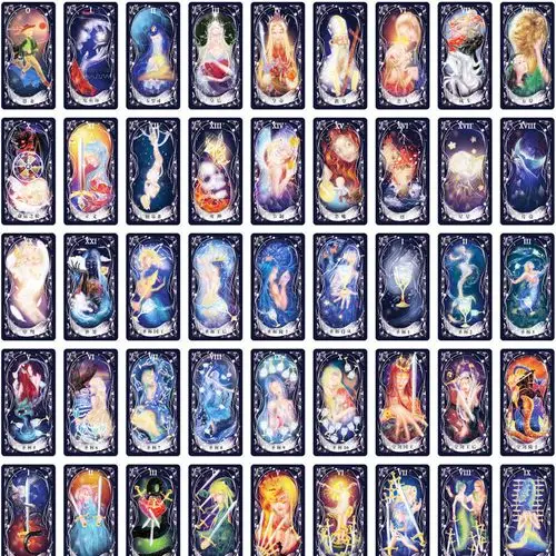 神秘命运塔罗牌魔法塔罗全套78张塔罗卡牌新手初学精美收藏塔罗牌