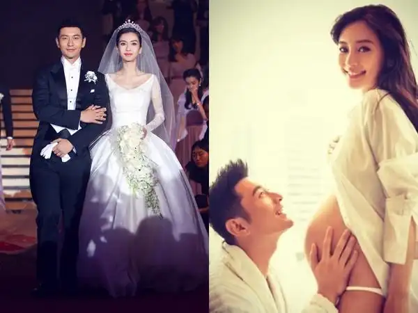 黄晓明baby庆结婚2周年 小海绵伸肉肉手偷挖蛋糕