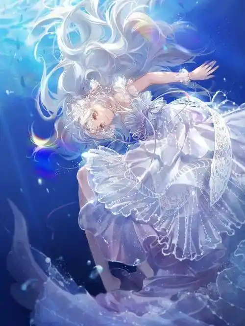 【精选高清壁纸】动漫二次元,梦幻蓝色,往后余生,做自己就好