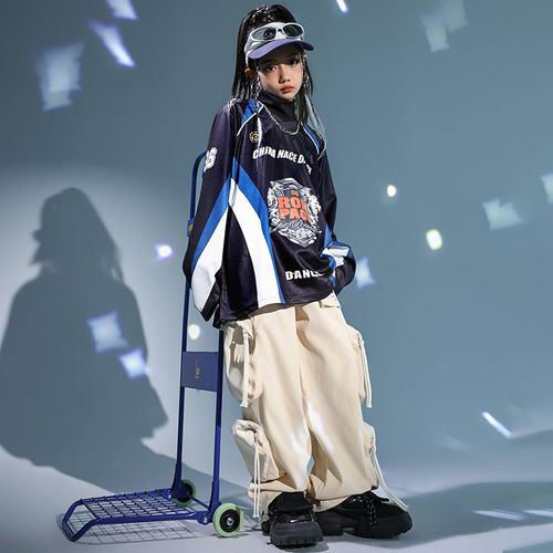 元旦儿童演出服街舞潮服少儿hiphop套装男女童爵士舞表服装秋冬季