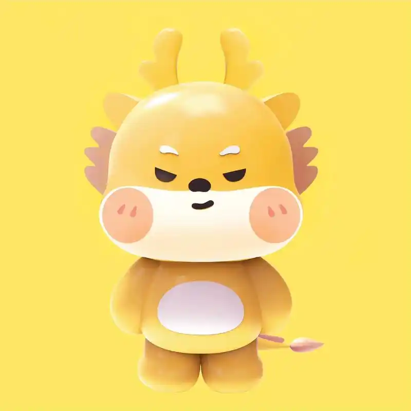 小飞龙ip 卡通形象立体模型盲盒.#表情包 #龙盲盒  #抖 - 抖音