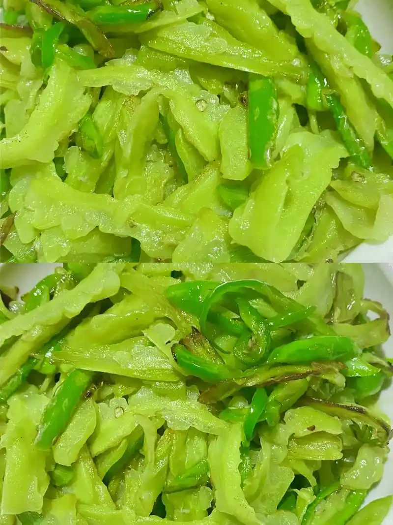 清炒苦瓜|家常菜素菜100道5.苦瓜怎么样炒既能不太苦,又很 - 抖音