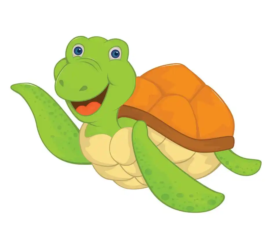 海龟矢量卡通插图,海龟矢量卡通插图