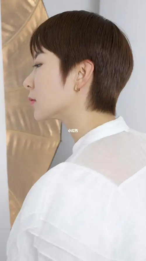 漏耳短发修剪全过程