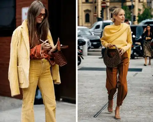 冬季颜色搭配:2021流行色这么"黄"怎么穿?搭配起来太好看了吧!