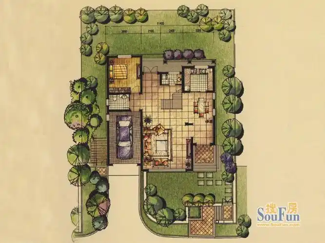 帝景园二期均价10000元/平米 户型图呈现