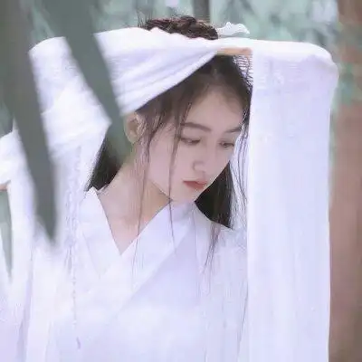 古风白衣女子头像