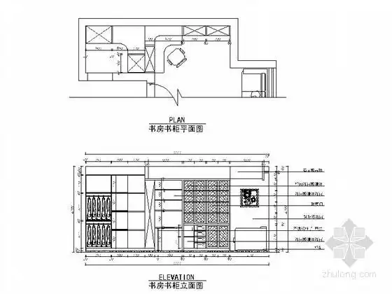 家装各类柜子立面成套cad图块下载