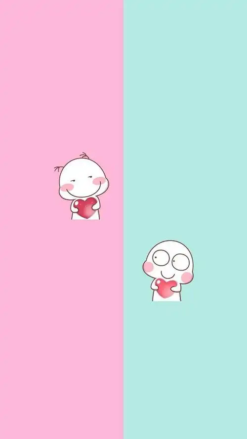 情侣聊天背景图,情侣聊天背景图一人一半(腻死人不偿命的小情侣手机