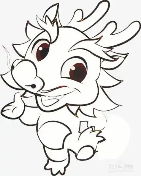 简笔画可爱卡通龙的画法卡通龙简笔画步骤图解教程敖丙简笔画教程龙