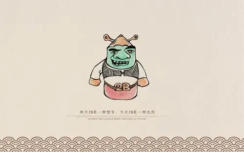 2b铅笔卡通创意恶搞图片桌面壁纸