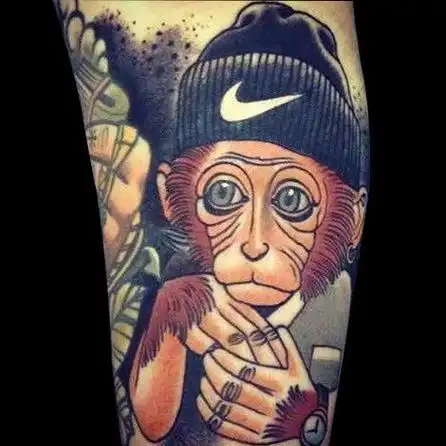 猴子纹身的寓意含义:十几款精选猴子纹身图案赏析