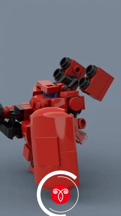 100个乐高迷你机甲moc拼搭教程第四集-度小视