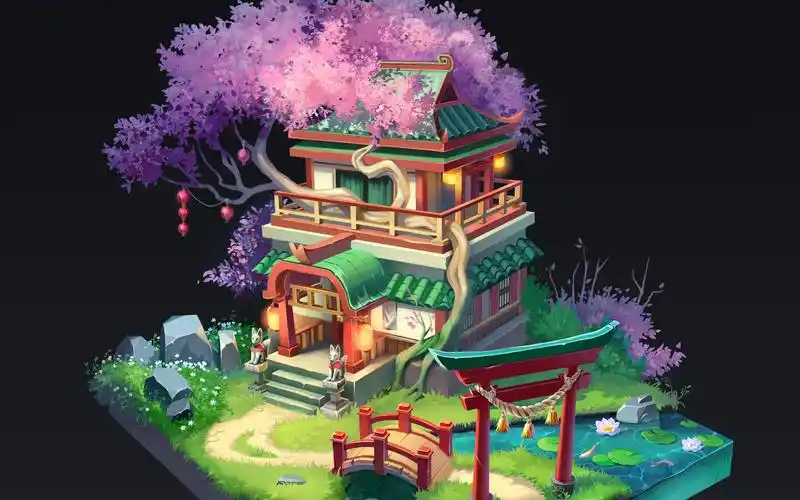 做一个属于自己的古风豪宅3d古风场景制作