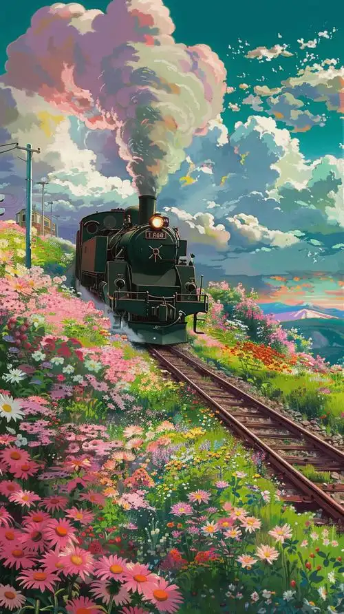 ai绘画的宫崎骏壁纸,赶紧换上吧!