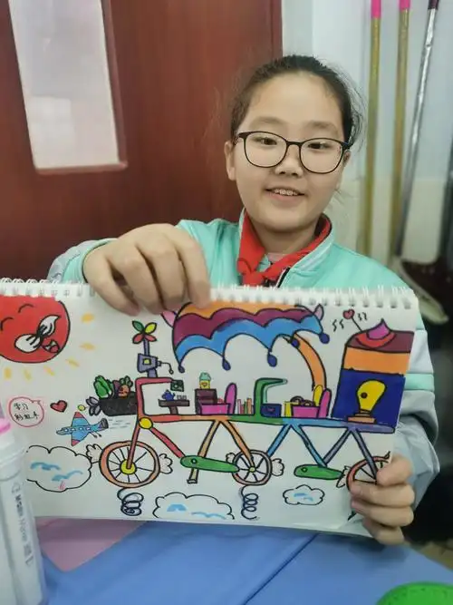 三年级《我设计的自行车》 五班作品展示