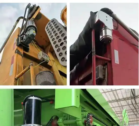 渣土车自动配件自卸车电动蓬布货车棚布广联龙熙电机 800w电机身 安装