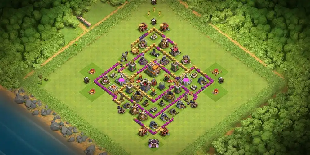 7本7本神阵,部落冲突阵型分享,7本7本神阵分享链接,7本7本神阵阵型