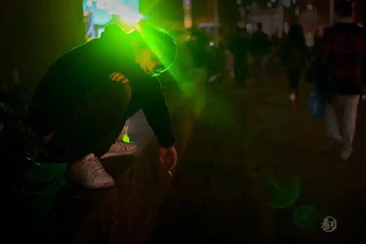 实拍长沙夜色中的moneyboy