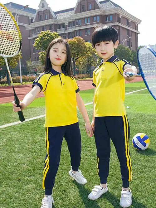小学生班服夏季短袖学生校服夏装幼儿园园服毕业照儿童套装运动服