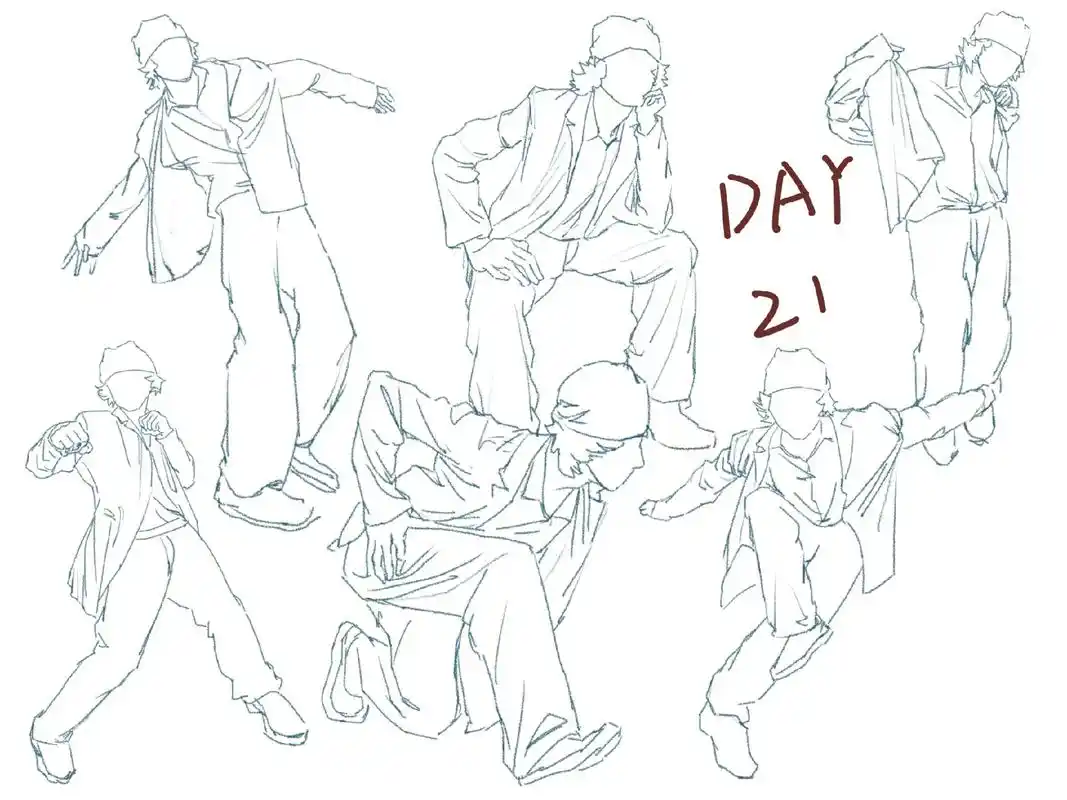 速写60天挑战赛 day21@速写班长-速写60天挑战赛课 - 抖音