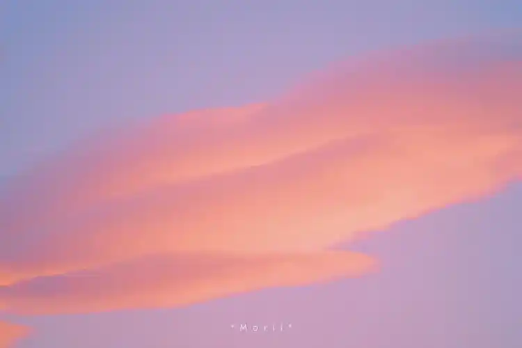 「夕阳挥挥手云朵幻化成棉花的… - 堆糖,美图壁纸兴趣社区