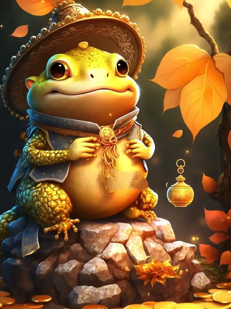 招财金蟾,财源滚滚,好运连连 金蟾是招财进宝,镇宅,驱赶邪佞,旺财的