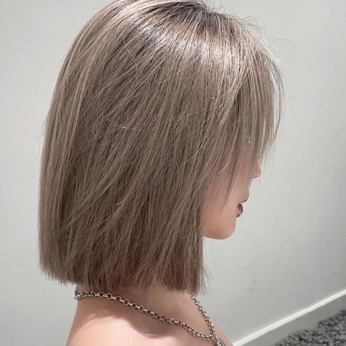 奶茶灰棕染发剂2021流行色自己在家染泡泡沫植物女男纯显白染发膏