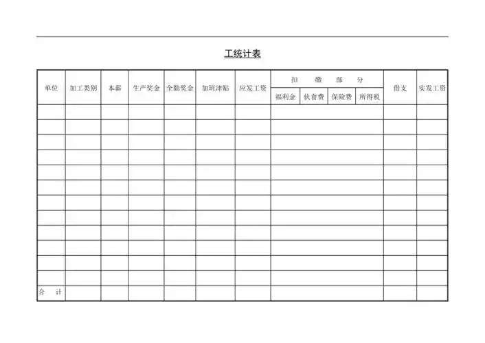 企业常用管理表格大全1023个doc469doc