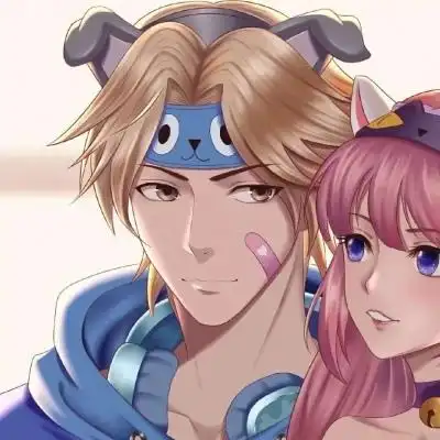 大乔孙策情侣头像王者荣耀动漫情头侵删